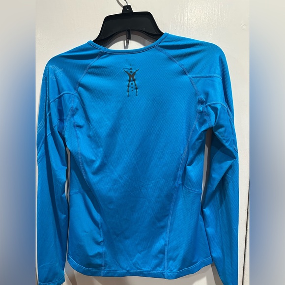 REI Women's Vibrant Blue Long Sleeve Tee - Picture 3 of 6